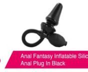 https://www.pinkcherry.com/products/anal-fantasy-inflatable-silicone-anal-plug-in-black (PinkCherry US)nhttps://www.pinkcherry.ca/products/anal-fantasy-inflatable-silicone-anal-plug-in-black (PinkCherry Canada)nn Indecision, it trips all of us up once in a while. Should we stay or should we go, should we drive or take the bus, should we get the burger or the salad? We can&#39;t help you out with those types of decisions, but we can tell you that with this sexy silicone plug from Anal Fantasy, you ca