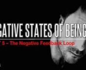 Welcome to this Part 5/6 Webinar Presentation about NEGATIVE STATES OF BEING.nnNegative States such as Stress, Anger, Anxiety, Depression, Misery, Grief, Loneliness, Addiction, Low self–worth, hopelessness, Fear, Desperation, etc. nnIn this 2.5HR webinar you will learn about;nn1.tThe different types of Chronic Negative States. n2.tWhat it means to have a ‘Conditioned Mind–Body’.n3.tThe Problematic Character.n4.tThe Negative Feedback Loopn5.tHow to overcome negativity with a Breakthrough