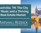 Nashville is ranked as the 10th best real estate market in the U.S. by WalletHub based on strength of the local economy, growth in property values, and home sales activity. Nashville, TN home values increased by 31% over the past year with expected growth throughout 2022. The booming real estate market is largely attributed to the influx of people moving to the Nashville Area for its thriving job market.nnPresentation highlights will include details on: nn- Example investment properties in a var