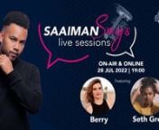 With a packed SABC Sea Point Auditorium during the last Saaiman Says Live Sessions concert, Good Hope FM looks forward to bringing you another smasher of a show on 28 July 2022.nnThe next edition of this popular event - hosted every last Thursday of the month from 19h00 to 20h00 and bringing listeners up close and personal with their favourite artists and songs - will feature hit acts Berry Trytsman and Seth Grey for a live musical treat in an intimate setting.nnBerry was crowned winner of Idols