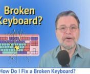 ➡️ I get a steady stream of questions about keyboards acting up. Most commonly, it&#39;s a hardware issue.nn➡️ Broken keyboard?nMost, though not all, keyboard problems are hardware related. The quickest way to check is to test with a second USB (wired) keyboard that you know works. If that works well, then the problem is very likely hardware. Solutions include continuing to use the replacement or getting the original keyboard repaired. There are occasionally software settings that can result