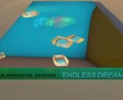 «ENDLESS DREAM Co.»n2023, 3D-Computer animation, hardcover video book, 21 x 28.5 cmnEdition 20 + 2 AP, issued by the Kunstverein St. Gallen/Switzerlandnn«My work has been rooted in my own everyday life, merged with simultaneous observations from science and art history. In Endless Dream Co. I remodeled the room, where I was quarantined during the pandemic. The title references the stranded protagonists in the novels of J. G. Ballard. While I worked on the piece, the motif of ice seemed to be