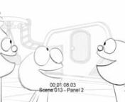 Part of a storyboard I made for this episode from