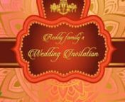 Telugu Wedding Invitation Video Classic Couple Caricature Theme SMM Vertical Version Upload_2_2 from telugu