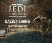 A collection of my game animation work on Star Wars Jedi: Survivor at Respawn Entertainment. Responsible for AI in-game animation during gameplay and all characters including camera animation during takedowns, sync kills, and QTE(quick time event). Mostly hand keyframed with a bit of heavily modified mocap.nnStar Wars © &amp; ™ 2023 Lucasfilm Ltd. All rights reserved