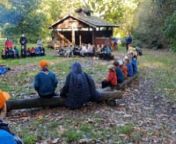 Scout and Guide Takeover Day at Beaudesert Activity Centre in Cannock Wood, Rugeley on the 15th of October 2023.nnTo round off the day we all got together around a campfire with other Scouts and Guides groups and had a good old sing song.