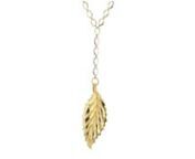 https://www.ross-simons.com/965082.htmlnnDirect from Italy, this refined Y-necklace features a crisp 18kt yellow gold over sterling silver leaf drop gracefully dangling from an oval-link chain as if it had just fallen from a tree. Perfect for incorporating a touch of nature inspiration into any outfit. Crafted in 18kt yellow gold over sterling silver. Lobster clasp, 18kt gold over sterling leaf Y-necklace.
