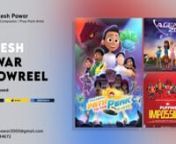 This is my work showreel in which I have shown my work which I have done while working in Company, In this I have worked on a lot of projects like:nnAgent 203 (Season 1)nPuffins Impossible (Season 2)nPokémon: Path to the PeaknChota Bheem: Shakti Astra ki KhojnChota Bheem: Advance Of PersianOh My lallan (Season 1)nPinaki&amp;Happy: The Bhoot Bandhus (Season 3)nMotu Patlu (Season 14)nRudra (Season 6)