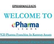 ePharmaLeads is an Indian pharmaceutical B2B digital marketplace where you find top-rated pharma companies specializing in PCD Pharma Franchises. ePharmaLeads is providingPCD Pharma Franchises in Kamrup (Assam) for various categories.nnnFor More Detail Visit Our Website : https://epharmaleads.com/pcd-pharma-franchise-kamrup