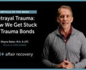 Discovery of your spouse’s affair or sexual addiction usually triggers a tidal wave of intense emotions, and trying to heal from the trauma is no easy task. Where you choose to go from here is vital! If you don’t understand how trauma changes the body and the brain, things can get worse. In this article, I discuss what trauma looks like, how it affects you as a couple and an individual, and how you can actually heal from what feels like insurmountable pain.nnFULL, FREE Article here:nhttps://