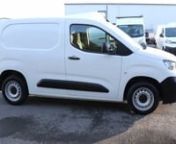 2020 (20) PEUGEOT PARTNER 650 BLUE STD L1 SWB VAN - 1.6HDI, [EU 6], 75BHP, D.A.B Radio, U.S.B, BLUETOOTH HANDSFREE, Stop Start, Auto Lights, Electric Windows, Electric Heated Mirrors, Remote Central Locking, Spare Key, 2 X Seats, Side Load Door, Barn Rear Doors, Ply Lined, Steel Bulkhead, Running Lights, Reverse Parking Sensors, OUTSTANDING CONDITION - ONE OWNER - EX CONTRACT LEASE - ULEZ COMPLIANT