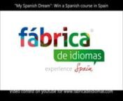 If you want to win 2-weeks Spanish course in Spain (Cordoba) don´t hesitate to join our contest. You just have to make a video saying what is your