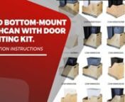How to quickly and easily install your door mounted Preassembled Pullout Waste Container System from Hardware Resources.nnhttps://www.hardwareresources.com/catalogsearch/result/?q=cdm-wbm
