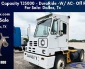 For Sale: Dallas, Txn2015 Capacity TJ5000 - DuraRide - Off Road - A/C - Cummins 6.7 QSBT3 - 185 HP - Allison RDS-3500 - Meritor Axles 12K/30K - 7.17:1 Ratio - 120