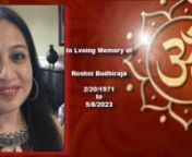 With profound grief and shock the Budhiraja Family is announcing the sudden demise of their beloved Roshni Budhiraja. She breathed her last on Monday, May 8th, 2023, at 12.30 am.nnRoshni hailed from Dhanbad, State of Jharkhand, in India and then moved to Delhi where she continued with her higher education. She started her professional career in Delhi before moving to US in 1999 with her husband Neeraj Budhiraja. She had prolific professional stints at IBM, Microsoft, AWS, besides others.nnRoshni