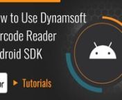 In this video, you will learn step by step how to build a Android barcode reader App with Dynamsoft Barcode Reader SDK in Android Studio.n nDocumentation: https://www.dynamsoft.com/barcode-reader/docs/mobile/programming/android/?utm_source=youtube&amp;utm_campaign=V202303-dbr-android-tutorialnnTry our demo app: https://play.google.com/store/apps/details?id=com.dynamsoft.demo.dynamsoftbarcodereaderdemon nDownload the SDK: https://www.dynamsoft.com/barcode-reader/downloads/?utm_source=youtube&amp;