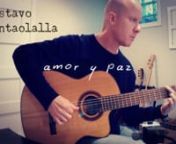 Guitar tab and blog: https://www.intellimusica.com/gustavo-santaolalla-amor-y-paz-guitar-tab/nnAmor y Paz; a short fingerstyle guitar piece by multi-instrumentalist composer, Gustavo Santaolalla.nnOn March 24th (2020), at the beginning of the pandemic, Gustavo Santaolalla posted this short piece to his Instagram and YouTube channel. So far as I can tell, he&#39;s calling it Amor y Paz (Love &amp; Peace). It was a musical offering to wish his followers well --as we all headed in to isolation for a