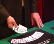 Find out more:nhttps://www.magicworldonline.com/product/a-cheaters-dream-by-astornMartin Lewis&#39;s routine is the most powerful poker dealing demonstration I ever seen.nnAs a first effect even the cards of the 25 cards pile are shuffled randomly face up with face down cards, dealing five poker hands the spectators realizes that only the cards of the Royal Flush are face up among the face down cards and they appear exactly when the performer deals his hand.nnThen the face up Royal Flush cards are c