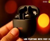 DIZO Buds P Wireless Earbuds - BlacknnBuy Original and Premium DIZO Buds P Wireless Earbuds in Pakistan in Lowest Price at Dab Lew Tech, Buy Premium Quality Earbuds now in Pakistan.nnDescriptionnnYou can listen to your favorite songs or attend work calls easily with the DIZO Wireless Power Earbuds. Thanks to their half-in-ear design and weighing up to 3.5 g. these earbuds fit comfortably in your ears without causing any pain or stuffiness.nnMoreover, these earbuds ensure that you can enjoy up to