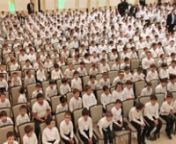 THE ENTIRE Yeshiva of Spring Valley Boys Division singing as one in preparation for Shavuos.
