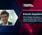 In a recent video interview, Srikanth Gopalakrishnan, CIO for People, Procurement, Legal and Head of the India Technology Centre, Deutsche Bank Group, discussed the importance of technology in banking. He highlighted how technology is enabling faster transaction processing and improving customer experience. The bank&#39;s technology centre is exploring the potential of AI-ML technologies like Chat GPT and Generative AI in partnership with Google Cloud and Nvidia.