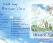 This album is a collection of 20 songs dedicated to the Christ. The songs are composed by Sri Chinmoy and performed by Mountain-Silence – an all female ensemble based in Switzerland. Words by Sri Chinmoy, Words from the Bible, Music by Sri ChinmoynnThe album includes songs which include the words of Jesus Christ, set to music by Sri Chinmoy. These include the immortal utterances of Christ, such as: “I will make you fishers of men”, “Blessed are the peacemakers” and “I and my Father a