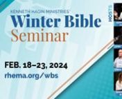 Thank you for visiting RHEMA USA online and joining us for Kenneth Hagin Ministries&#39; annual Winter Bible Seminar all this THIS WEEK from February 18-23!We are expecting God’s faithfulness and power to affect thousands of lives.We welcome you, our alumni , Rhema Word Partners, church members (e-church included), and guests!You will be so blessed as we join in one faith under One Holy God, One Lord Jesus Christ, and One Holy Spirit.Service times are Sunday at 6pm, and Monday through Frid