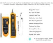 Click here&#62;thttps://amzn.to/3NtkbVA&#60;to see this product on Amazon!nnnnAs an Amazon Associate I earn from qualifying purchases. Thanks for your support!nnnnnnBOOGIIO Wire Tracker RJ11 RJ45 Line Finder Handheld Cable Tester Multifunction Cable Check Wire Measuring Instrument for Network Maintenance Collation, Telephone Line Test, Continuity CheckingnnBoogiio Wire TrackernRj11 Rj45 Line FindernHandheld Cable TesternMultifunction Cable ChecknWire Measuring InstrumentnNetwork Maintenance Tool
