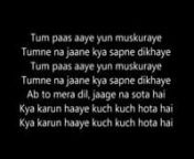 kuch kuch hota hai lyrics(240P) from kuch hota hai