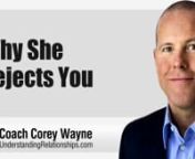 Coach Corey Wayne discusses what to do when a woman you like keeps rejecting you when you make a move or telling you that she does not feel the same way you do.nnClick the link below to make a donation via PayPal to support my work:nnhttps://www.paypal.com/cgi-bin/webscr...nnClick the link below to book a phone coaching session with me personally:nnhttp://www.understandingrelationships...nnClick the link below to get my Kindle eBook:nnhttp://www.amazon.com/gp/product/B004...nnClick the link belo