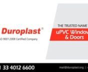 Duroplast offers the most innovative and mainstream uPVC window designs that are very popular in India — ranging from sliding and casement home windows to ventilator/ louver windows, tilt &amp; turn windows and combination windows. For more information about uPVC window please visit us :https://duroplast.in/UPVC-windows.html .