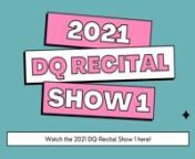 Thank you for pre-ordering the 2021 Dance Quest Recital SHOW 1 Video. We ask that you do not share sign-ins for viewing. Please refer to ASCAP LICENSE 500784271 DANCE QUEST INTERNATIONAL, INC. for copyright permissions. nnBELOW IS A TIME STAMP GUIDE FOR EACH DANCE.nMorning Show9:30AMttn1tHIGHER LOVEt7:58n2tFLY TO YOUR HEARTtBSBA PREBALLET 1 11:43n3tFRIEND LIKE MEtTap Beginner (Tu 5:00) 14:27n4tPOLKA ITALIENNEtBallet 2 (M/W 4:00) 17:05n5tOCEANStContemporary 3 (M 8:00) 19:25n6tYOUR WINGStBSBA (k