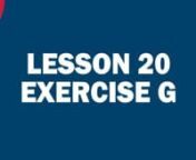 BASIC ESL - LESSON 20 - Exercise G AudionLearn more about SIMPLE PAST STATEMENTS with REGULAR VERBS + SPELLING RULES for PASTREG VERBS:https://basicesl.com/workbook-2/lesson-20/ nEnglish for BEGINNERS &#124; Videos – Workbooks – Examples – Exercisesnn———————————————————————————————nLINKSn———————————————————————————————nLesson 20 VOCABULARY VIDEO: https://youtu.be/4kb