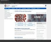 This video demonstrates the user experience that a blind or visually impaired person using a screen reader might have while navigating the web trying to find a COVID-19 vaccine.nnThe user visits a real county health department website that has a large number of accessibility errors including missing skip/bypass blocks, empty buttons, links that open in new tabs without warning, and images missing alternative text. After accidentally going to the Press Releases page (in a new tab) the user return