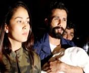 Shahid Kapoor and Mira Rajput are among the most adored couples in Bollywood. Whenever the duo steps out together, they manage to make heads turn with their looks. Not just this, their photos on social media tend to go viral and whenever they share glimpses with their daughter Misha and son Zain, fans cannot stop gushing over it. Today in this throwback video we see how the couple was mobbed at the airport but Shahid being the protective father he is, held baby Misha close and walked carefully a