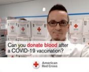 Good news – In most cases, there’s no blood donation deferral time if you receive a COVID-19 vaccine. However, knowing the name of the manufacturer is important in determining your eligibility to donate blood. nnIndividuals who have received a COVID-19 vaccine will need to provide the manufacturer name when they donate. Upon vaccination, individuals will receive a card or printout indicating what COVID-19 vaccine was received, and we encourage vaccinated people to bring that card with them t