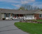 W314S6130 Dable Rd, Mukwonago, WI, 53149 from dable