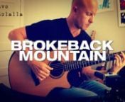 Guitar tab and blog: https://wp.me/p5JUVc-45dnnGuitar performance and guitar tab for Brokeback Mountain Suite. Music by Gustavo Santaolalla. Arrangement by Evan Handyside.nnAbout 10 years ago, Gustavo Santaolalla performed the Brokeback Mountain Suite for the Latin program, Encuentro en el Estudio. To date, it&#39;s his best performance of the Brokeback Mountain score (and I&#39;ve watched them all). The guitar tone is gorgeous. You&#39;ll notice that Santaolalla is in a complete flow state -- deliriously l