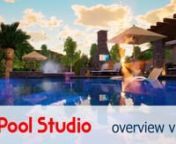 Pool Studio is incredibly fast and easy to use 3D Swimming Pool design software. Our “Instant 3D” design software is unique, making it quick and easy for youto create, share, calculate and immediately modify fully-interactive, customized 3D swimming pool presentations.nnLearn More: https://www.structurestudios.com/software/3d-swimming-pool-design-softwarennFree Trial: https://info.structurestudios.com/pool-and-landscape-design-software-trial