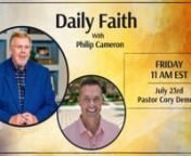 On Daily Faith, we have a new guest to share with you today! Pastor Cory Demmel is the Lead Pastor at Cape Christian in Cape Coral, FL. Pastor Demmel has served in various leadership positions over the past 16 years, most recently as the Ministry Development Pastor at Bellevue Christian Center. He is passionate about teaching and training our leaders to discover their purpose and passion. Today he will be discussing leadership principles and cultural variances inside our growing church communiti