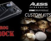Great sounding custom kit for the Alesis Strike module. Real acoustic sounds mimicking those huge Progressive Rock drum kits, perfect for live and recording situations. Only stock samples (Update 1.50) used with no editing done oustide of the module, so what you hear in the video is what you really get. Easy to install…just download the .skt file and paste it into the ¨Kits¨´folder in your SD card, turn your module On and the new kit will automatically appear in your User Kits.nCustom Kit p