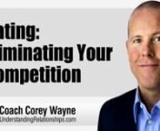 How you can eliminate your dating competition for the same woman by passing her subtle tests so she rejects all others and chooses you.nnIn this video coaching newsletter I discuss an email success story from a guy who is about to go on a third date with a woman he successfully pulled away from several beta males who were already talking with her when they first met. He details exactly what she said to him and the other guys which were obvious tests of their strength, what they said that led to