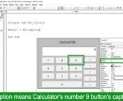 Create a Calculator using VBA