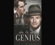 GENIUSnnIl Premio Oscar Colin Firth è Maxwell Perkins, l’editore passato alla Storia per aver scoperto scrittori come Ernest Hemingway e F. S. Fitzgerald e che un giorno si imbatté in Tom Wolfe (Jude Law) un prodigioso talento, praticamente un GENIO.nnhttps://eaglepictures.com/genius.htmlnnSTORE ON-LINE:nnhttps://www.amazon.it/Genius-DVD-Colin-Firth/dp/B01N0BHD01/?tag=fooamz-21nhttps://www.amazon.it/Genius-Blu-Ray-Colin-Firth/dp/B01MQGRCP1/ref=tmm_blu_swatch_0?_encoding=UTF8&amp;qid=&amp;sr=
