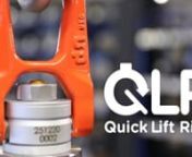 The QLR is a swivel lifting ring that allows a particularly fast anchoring. At the push of a button, it can be fixed in the threaded hole in a matter of seconds.