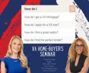 In preparation for all your homeownership goals, attend a FREE ONLINE VA loan seminar to learn….nn- How to buy a home with minimal money out of pocket!nn- Bust VA Loan Mythsnn-How to invest your BAH for your financial futurenn- How to work through credit challengesnn- Overview of the current San Diego marketnn- What to do with your home if you PCSnn- Q &amp; A with both a realtor &amp; a mortgage lendernnand so much more!nnOpen to all military active duty, spouses, veterans, reservists &amp; t