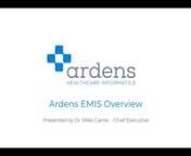Ardensis a clinical decision support and workflow optimisation solution that is used in over 3,600 GP practices. There are 3 different versions:nnArdens Starter (03:24)nArdens Plus (43:19 for the additional features)nArdens Pro (44:46 for the additional features)nnFor more information please visit www.ardens.org.uk or join the Ardens EMIS Facebook Group (https://www.facebook.com/groups/ardensEMIS)nnIf you are interested in arranging a demonstration for your GP practice / CCG / PCN / Federation