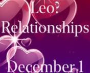 ❤️ Get an accurate psychic love reading today https://bit.ly/2QJQbXYFREE 5 minutes + 50% OFF at first reading � nnRead your free Leo Relationships Horoscope and find out what the stars have in store for your love life and relationship today!nnLeo1 December 2020, Daily Relationships Horoscope.nnAction is required from you....nnLeo today Relationships horoscope predictions available every day on our channel.nSubscribe to our channel and get your Relationships horoscope tomorrow to find o