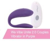 https://www.pinkcherry.com/products/we-vibe-unite-2-0-couples-vibrator (PinkCherry US) nhttps://www.pinkcherry.ca/products/we-vibe-unite-2-0-couples-vibrator (PinkCherry Canada)nn Completely legendary in its own right, world-renown and adored for an impeccable couple-friendly design, the newly updated We-Vibe Unite 2.0 combines it&#39;s body-conscious shape with ten truly orgasmic vibration patterns. Featuring pared-down remote styling for simple, always pleasurable use, the Unite 2.0 is splash-proo