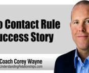 How you can apply the no contact rule to successfully re-attract an ex or the one that got away.nnIn this video coaching newsletter I discuss an email success story from a guy who shares how he properly applied the no contact rule to re-attract a woman he pushed away by being needy and smothering. He says the week before it ended she told him that she needed space. This only made matters worse as he tried to force things and became more needy which pushed her away even further. Then she dumped h